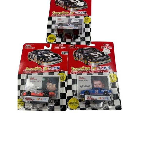 NEW Racing Champions STOCKCAR 1994 Edition NASCAR 1:64 Scale Diecasts - 3 Pieces - Picture 1 of 7